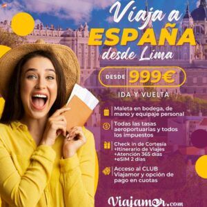 oferta vuelo a españa desde peru